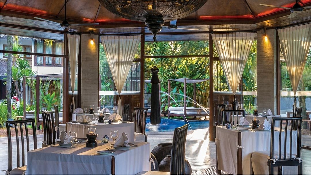 The villas have a luxe rustic vibe